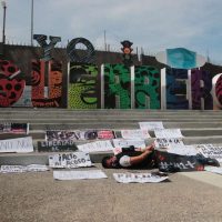 Reporteros protestan en Chilpancingo tras amenazas de muerte del crimen