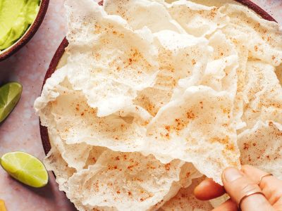 Si te sobró arroz, no lo tires y prepará estos chips superfáciles y deliciosos