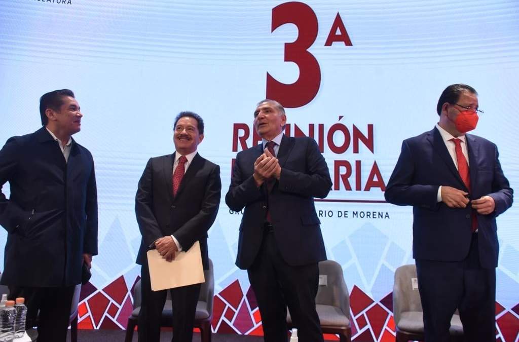 Adán Augusto López en la plenaria