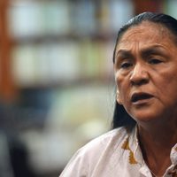 Sala acusó a Morales por la marcha en su contra