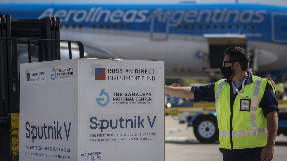 Llegada de la Sputnik V a la Argentina. Fuente: (Instagram)