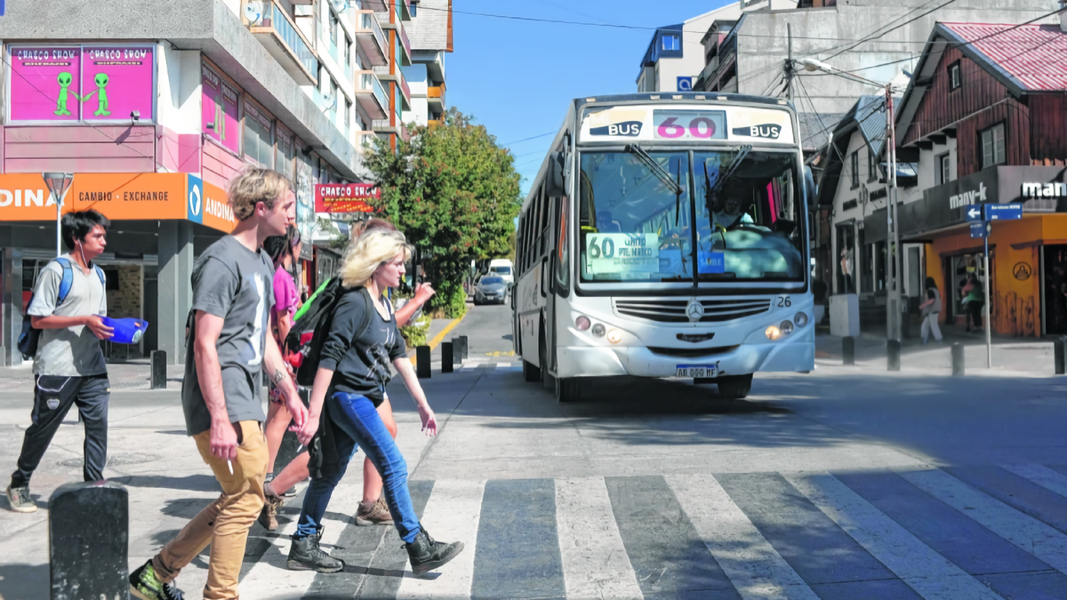 Servicio de transporte de UTA en Bariloche. Fuente: (Twitter)
