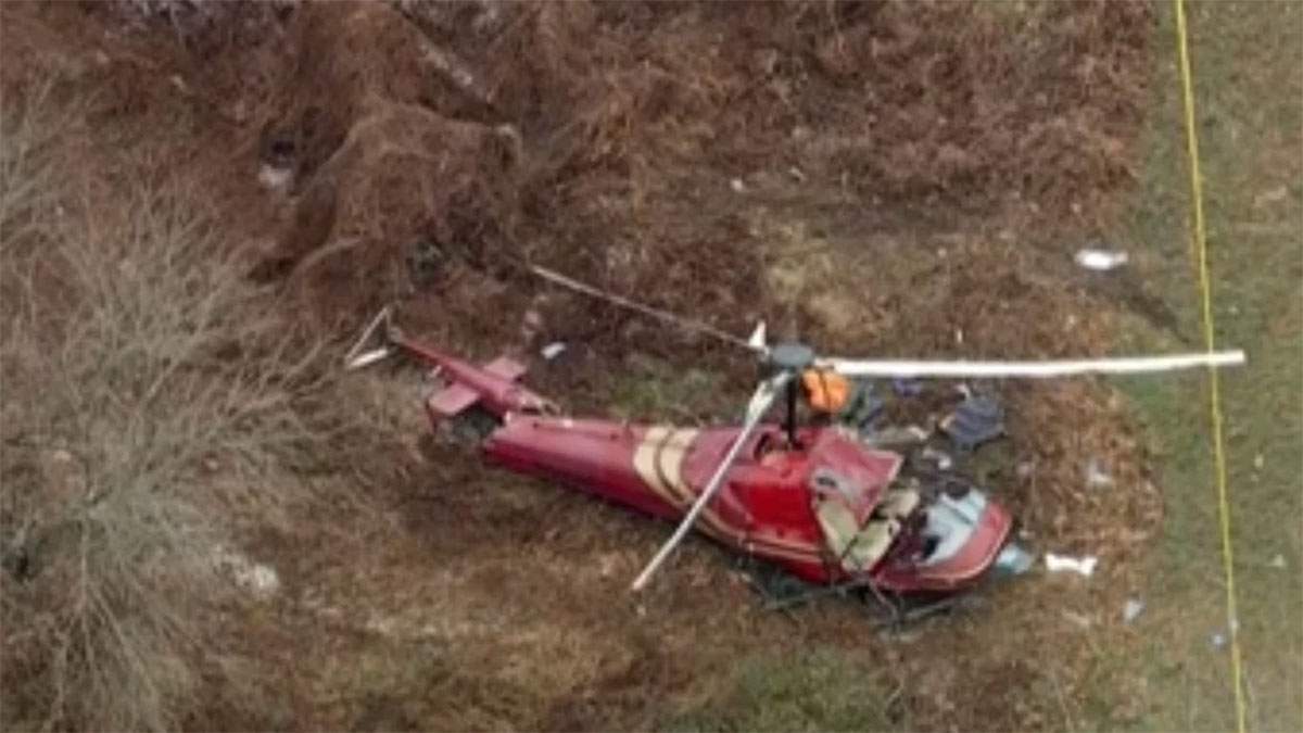 Este helicóptero es menos daño sufrió