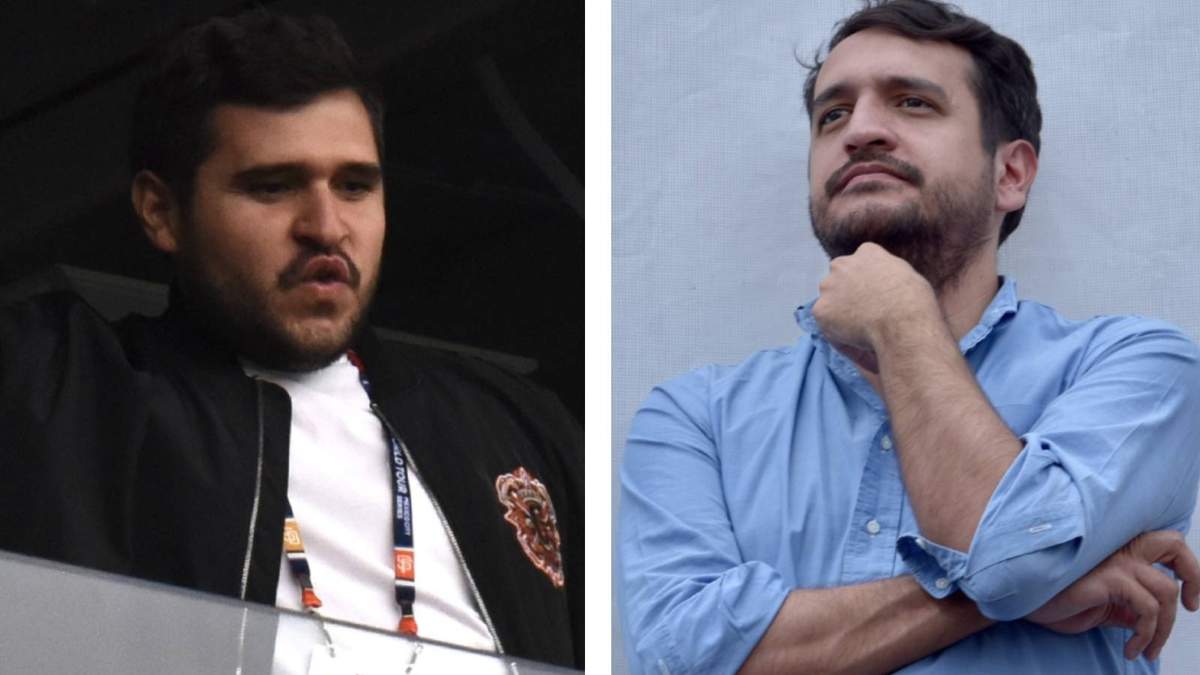 Gonzálo y Andrés López Beltrán, hijos del presidente Andrés Manuel López Obrador