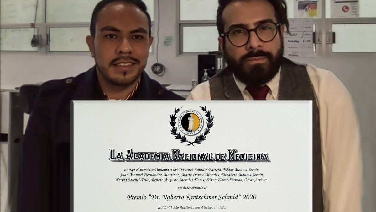 El estudio fue acreedor al premio Roberto Kretschmer Schmid 2020 de la Academia Nacional de Medicina