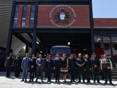 Batres presume que todas las alcaldías cuentan con al menos una estación de Bomberos