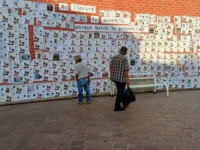 “Tenemos nuevas lonas en cada manifestación porque se agregan más desaparecidos” claman en Zacatecas