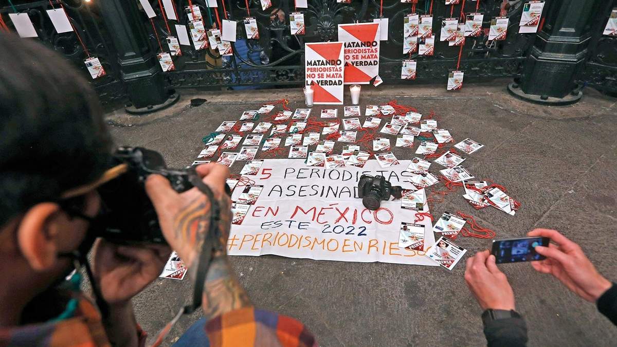 Manifestación contra el "ciclo de violencia"