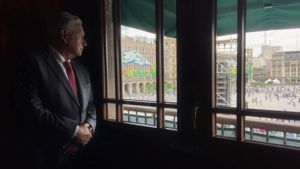 El presidente López Obrador