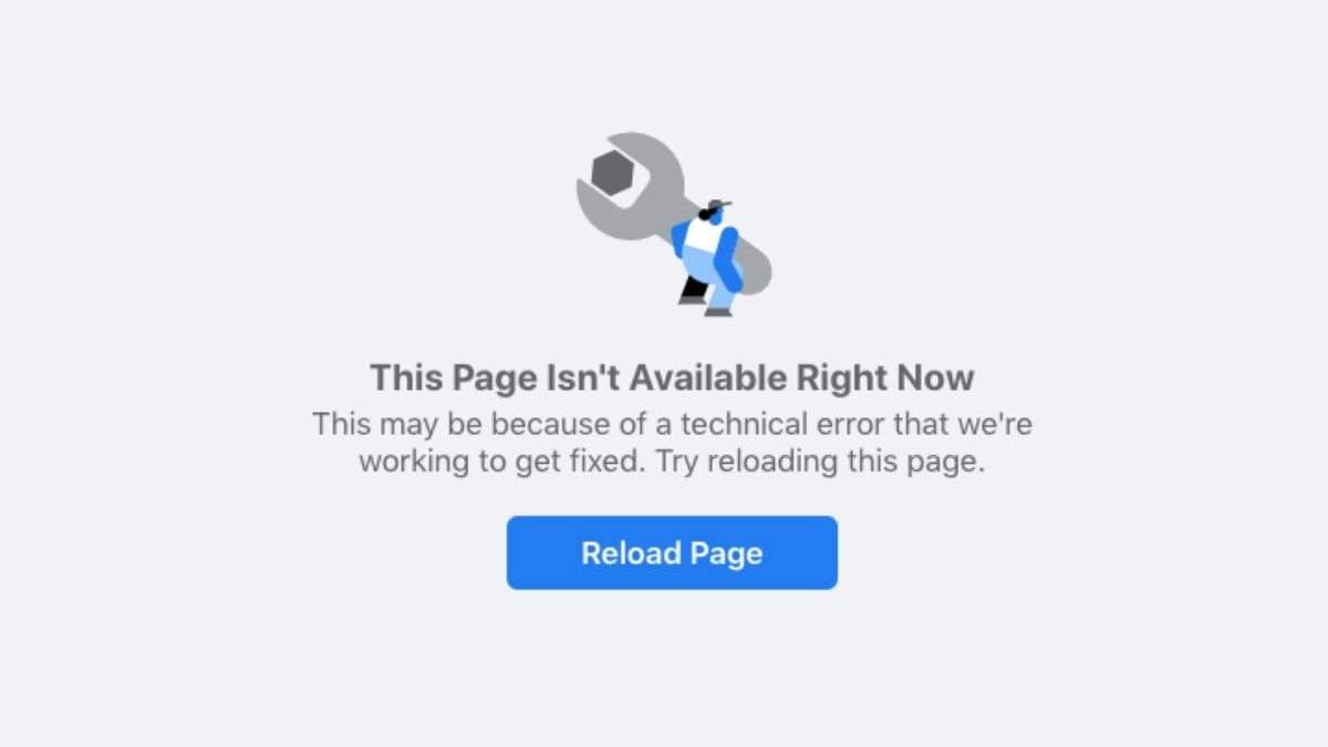 El mensaje que le apareció a usuarios de la red social Facebook.