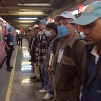 Más de cuatro mil integrantes de la caravana migrante dejan la CDMX