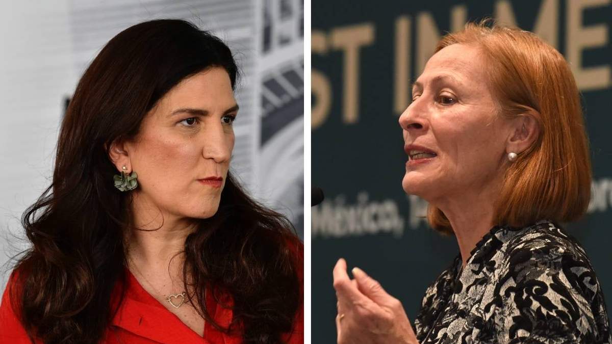 Kenia López Rabadán y Tatiana Clouthier