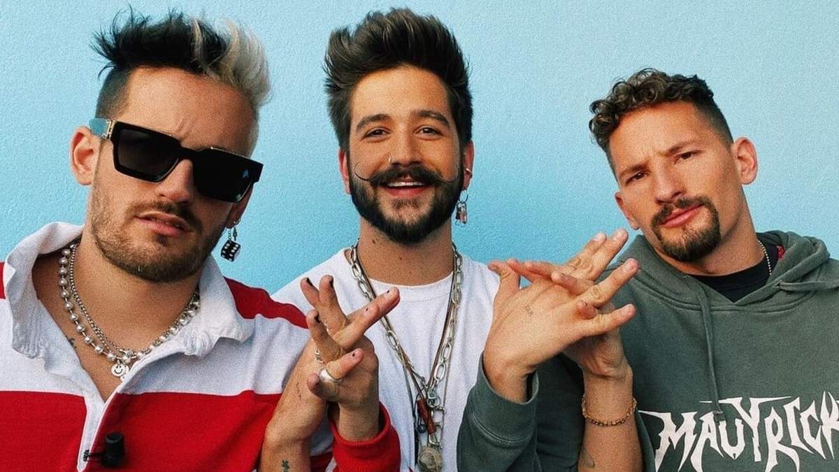 Camilo, Mau y Ricky Montaner. Fuente: (Instagram)