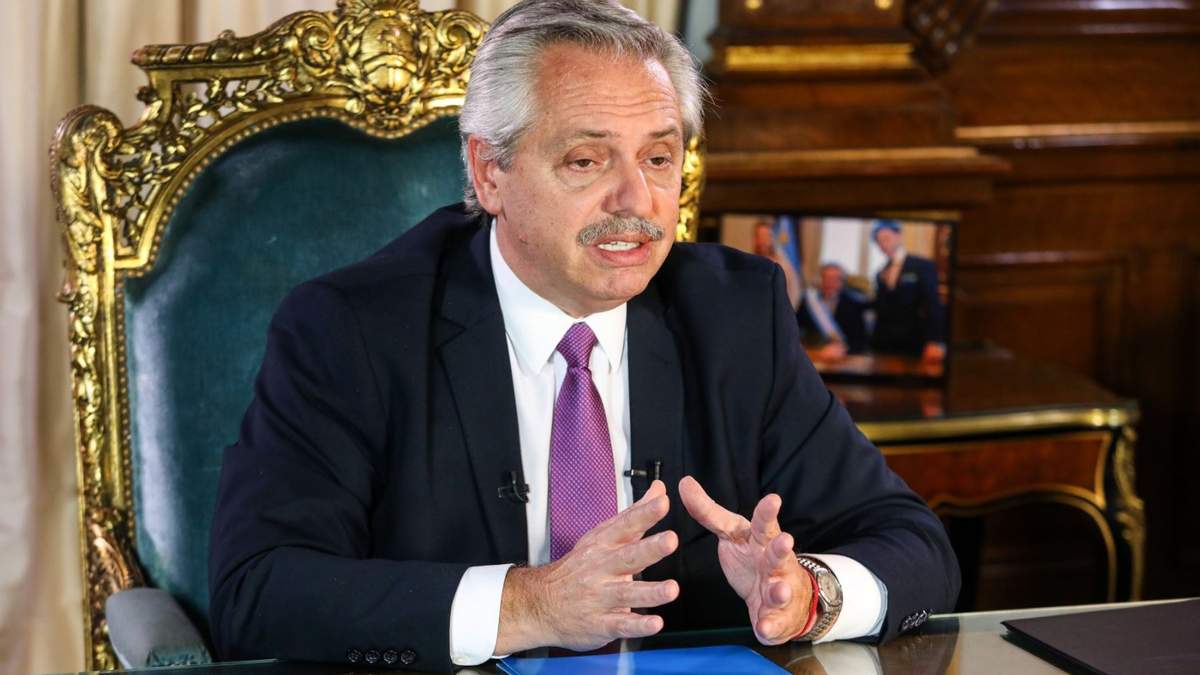Alberto Fernández, presidente de la República Argentina. Fuente: (Twitter)