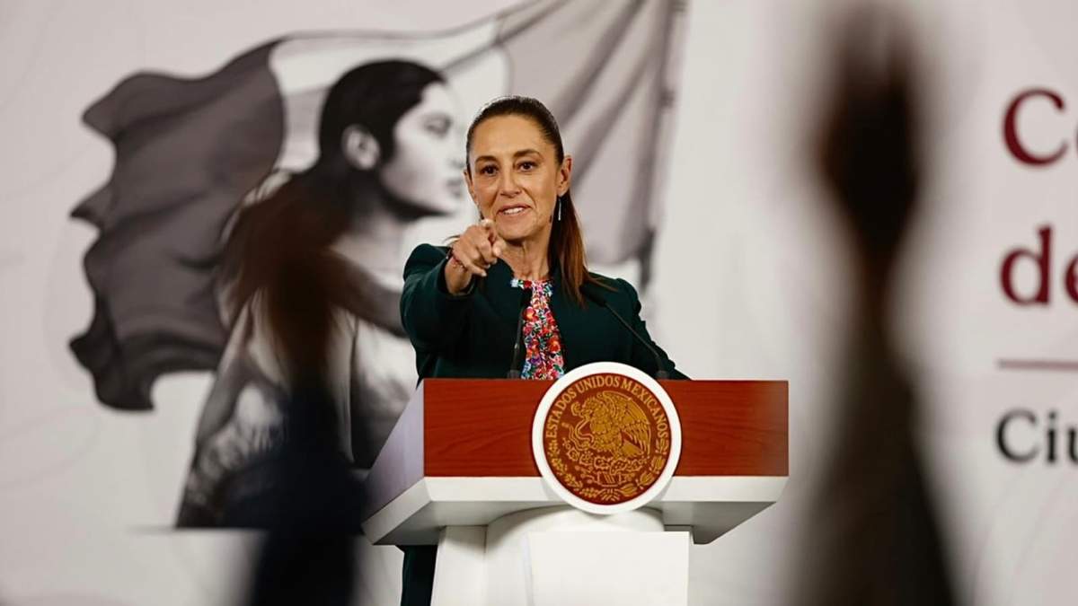 La presidenta Claudia Sheinbaum