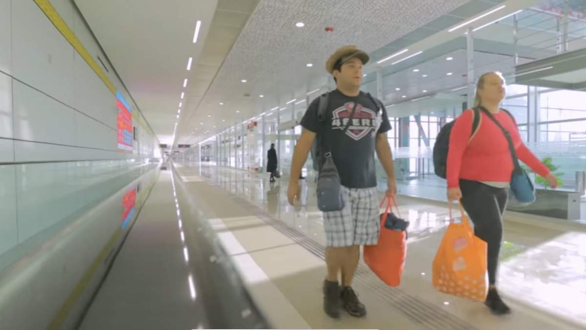 Los youtubers consideraron como muy fácil de recorrer el aeropuerto