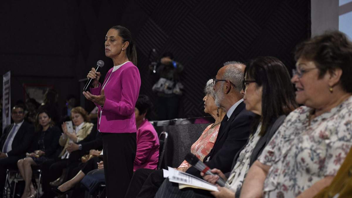 Evento de Sheinbaum en Tlalpan ante académicos