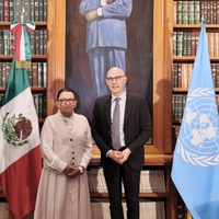 Gobernación ofrece cooperar con la ONU; se reúnen Rosa Icela Rodríguez y Volker Türk