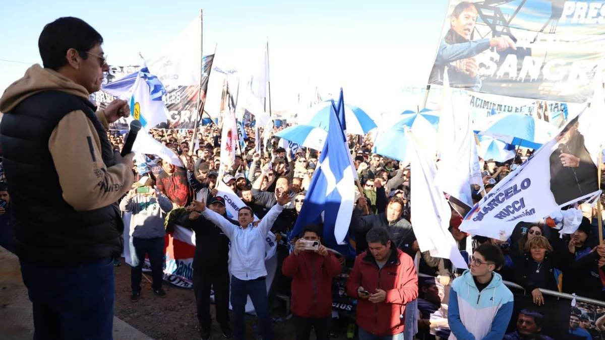 Marcelo Rucci, Sindicato de petróleo y gas privado de Río Negro, Neuquén y La Pampa. Fuente (Facebook).