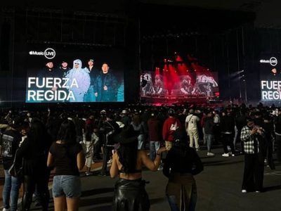 Los "tumbados" de Fuerza Regida presentes ante 65 mil personas en la CDMX