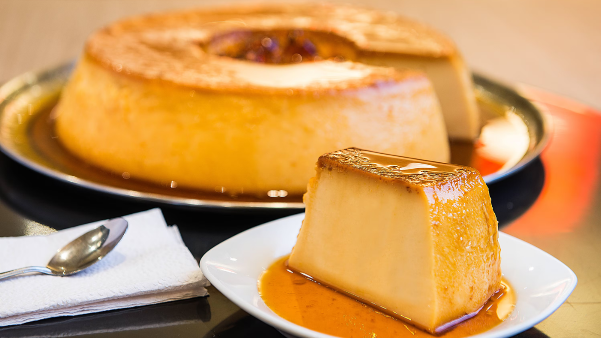 Flan de garbanzos. Fuente: (Instagram)