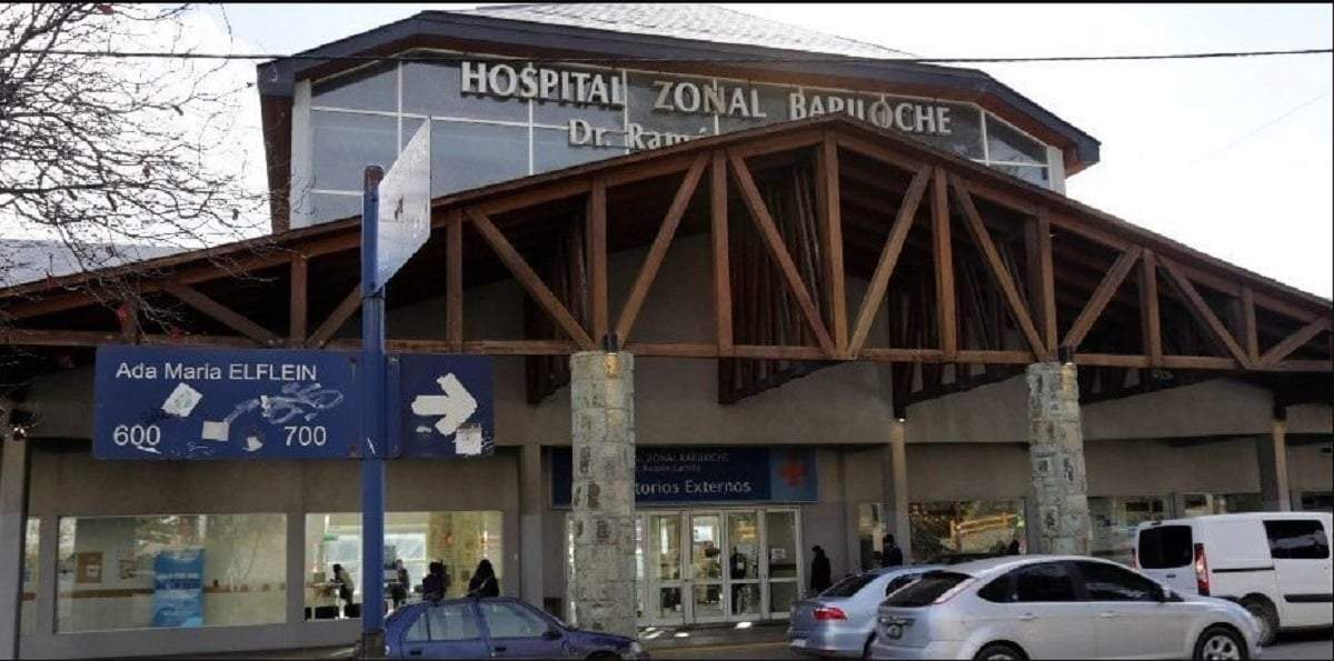 El hombre falleció en el hospítal Zonal de Bariloche. Fuente: (Gobierno de Río Negro)