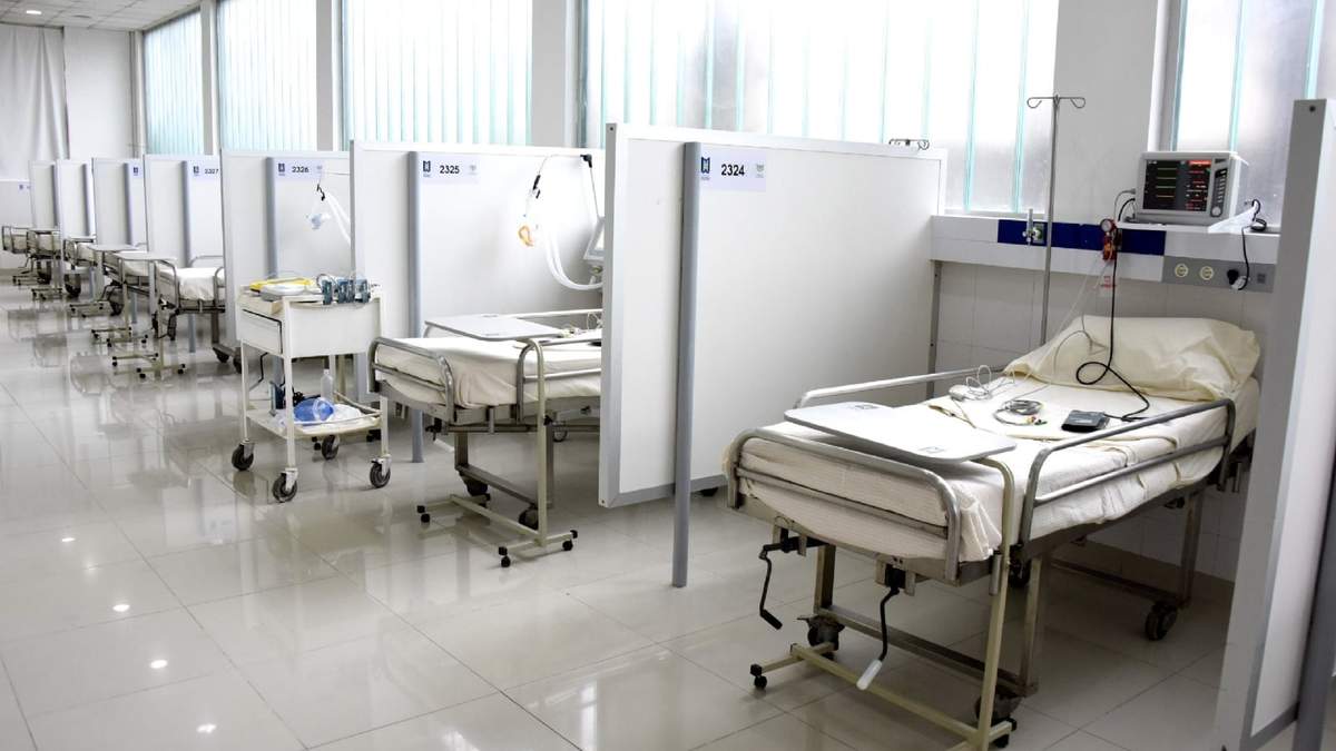 Camas preparadas para pacientes graves de coronavirus. Fuente: (Twitter)