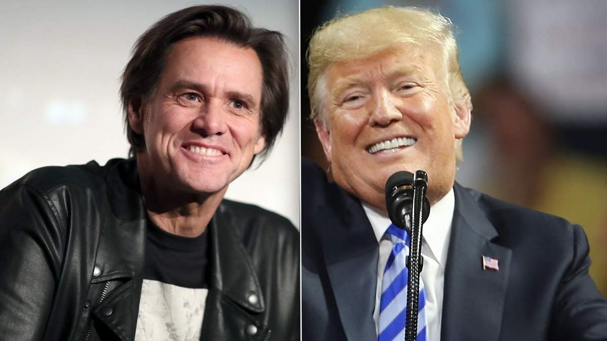 Jim Carrey y Donald Trump. Fuente: (Twitter)