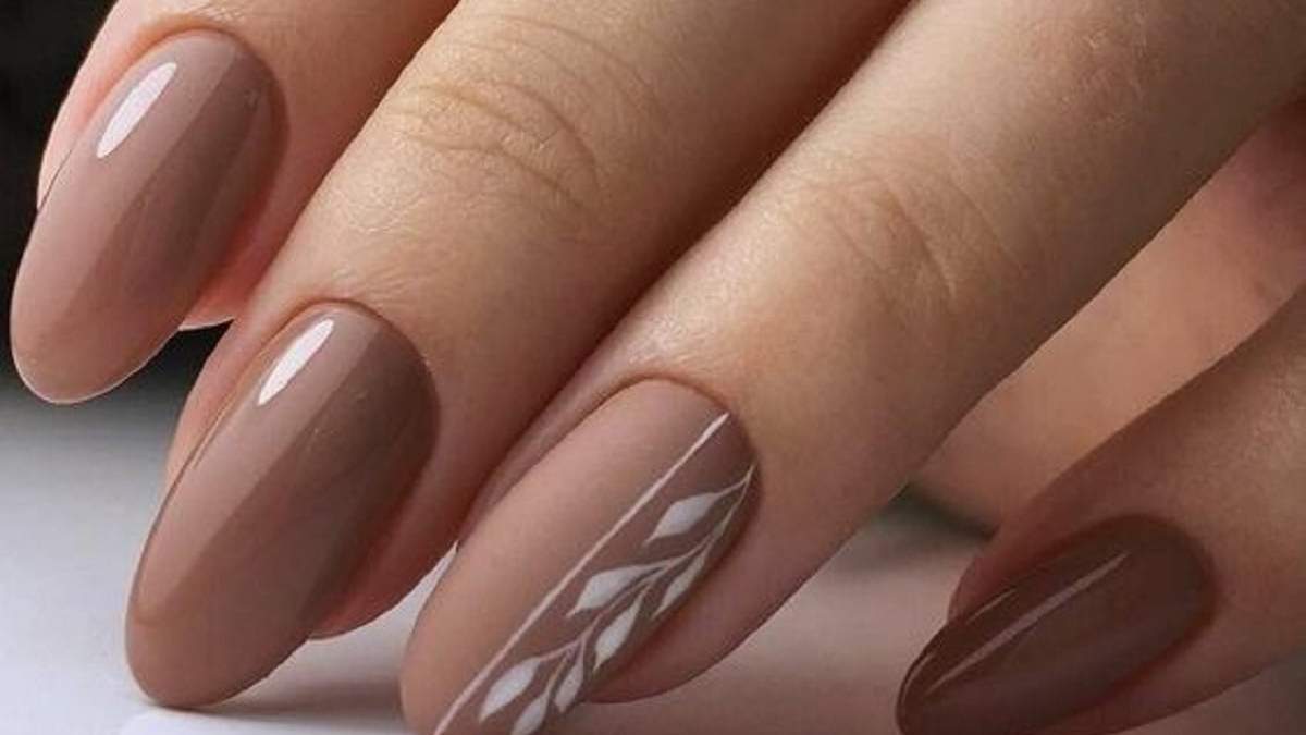 Diseños de Nail Art en gama de marrones como última tendencia. Fuente: (X)