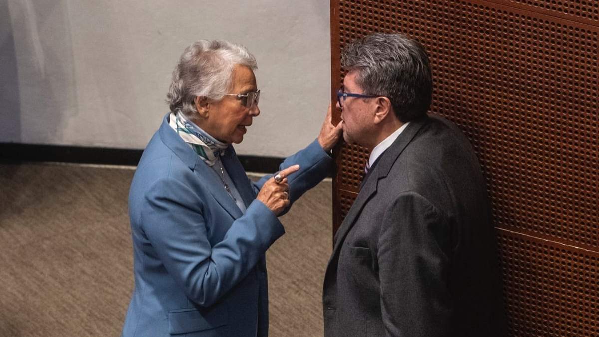 Olga Sánchez Cordero y Ricardo Monreal