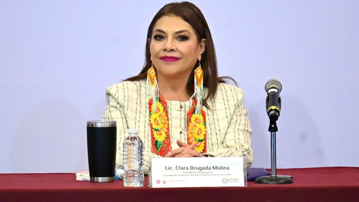 Clara Brugada en la instalación del Consejo Económico, Social y Ambiental de la CDMX.