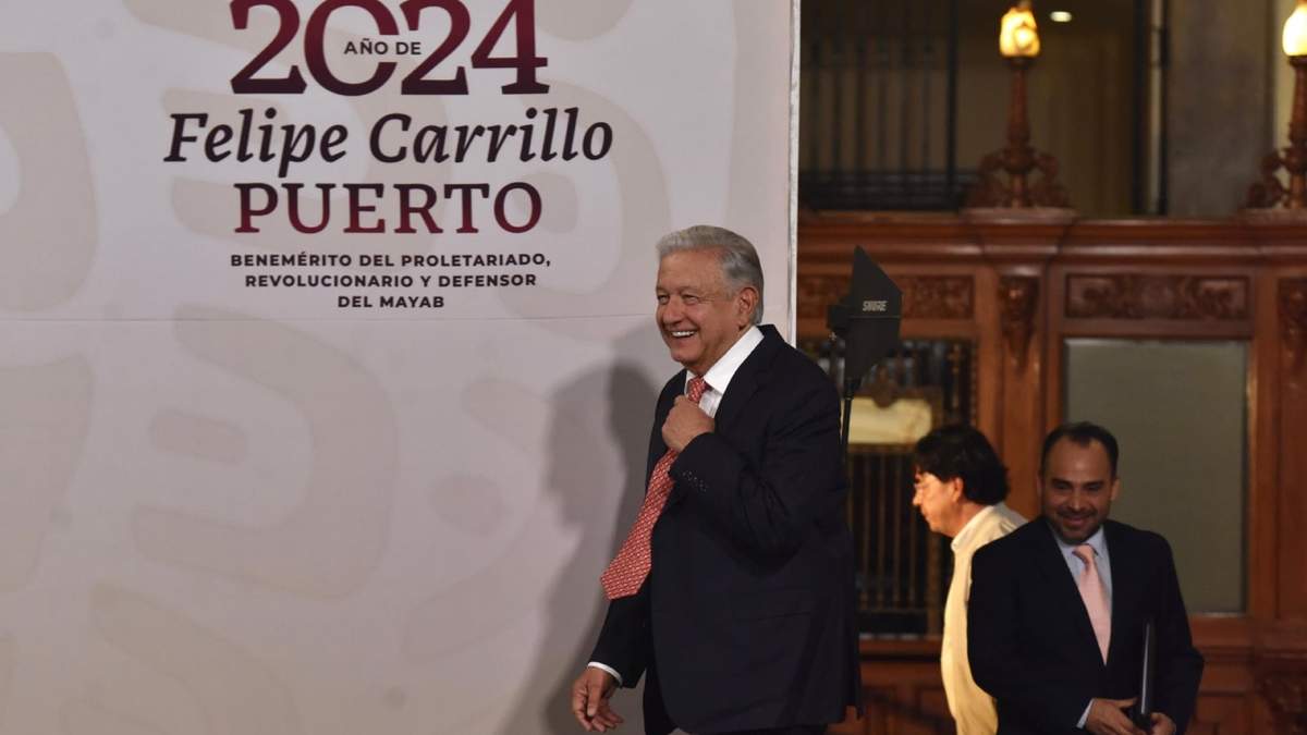 El presidente López Obrador
