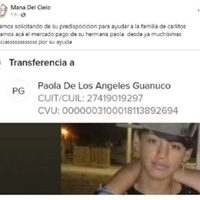 La familia del menor apuñalado en Neuquén necesita casi un millón de pesos para el sepelio y organizó una colecta