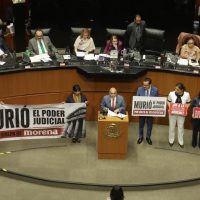 La 4T en el Senado aprueba el cambio de fecha de la elección judicial para 2028