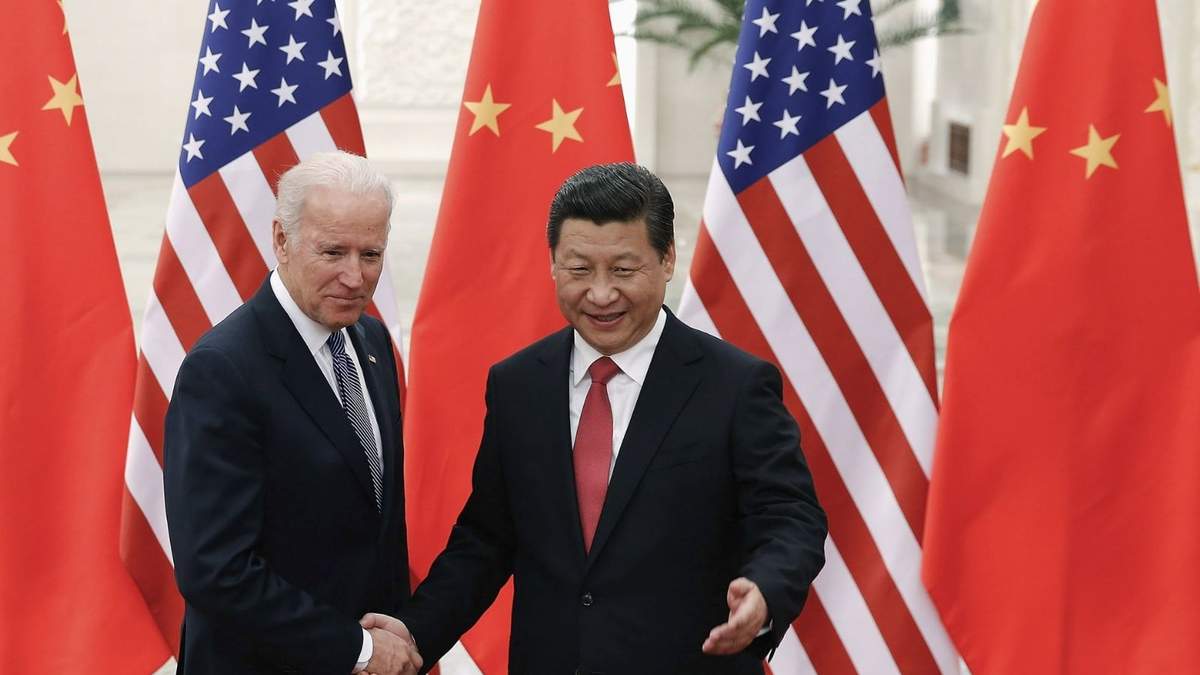 Joe Biden y Xi Jinping. Fuente: (Twitter)