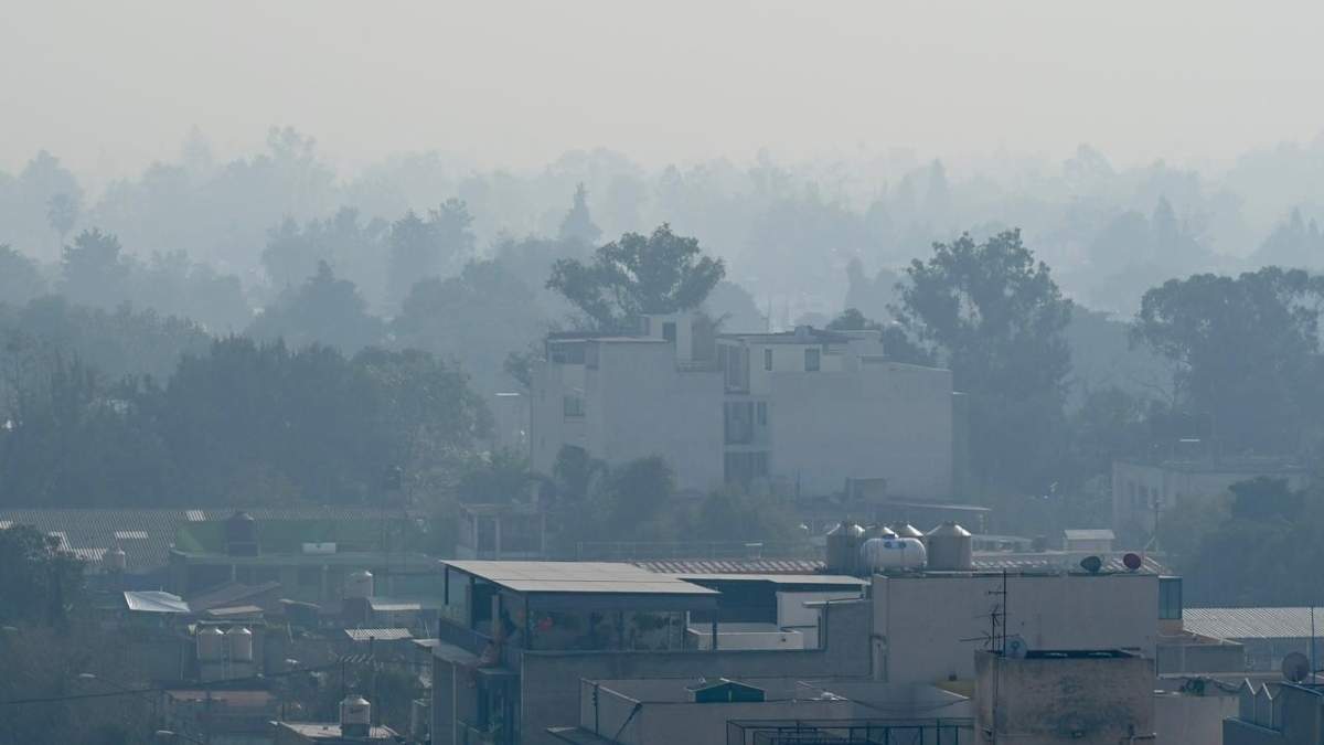 La contaminación este 1 de enero en el Valle de México