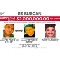 Procuraduría de Tamaulipas ofrece recompensa por captura de tres de jefes del crimen organizado