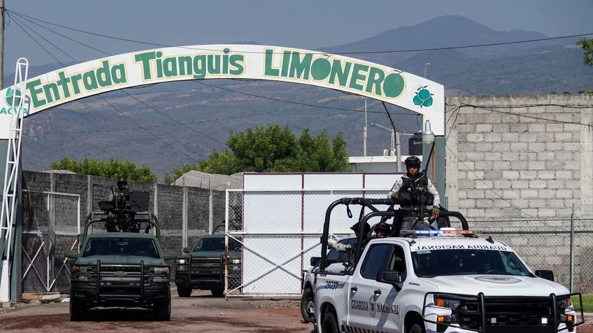 Seguridad federal en Antúnez, Michoacán, en noviembre pasado