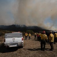 Por incendio en La Primavera, emiten emergencia atmosférica y suspenden clases