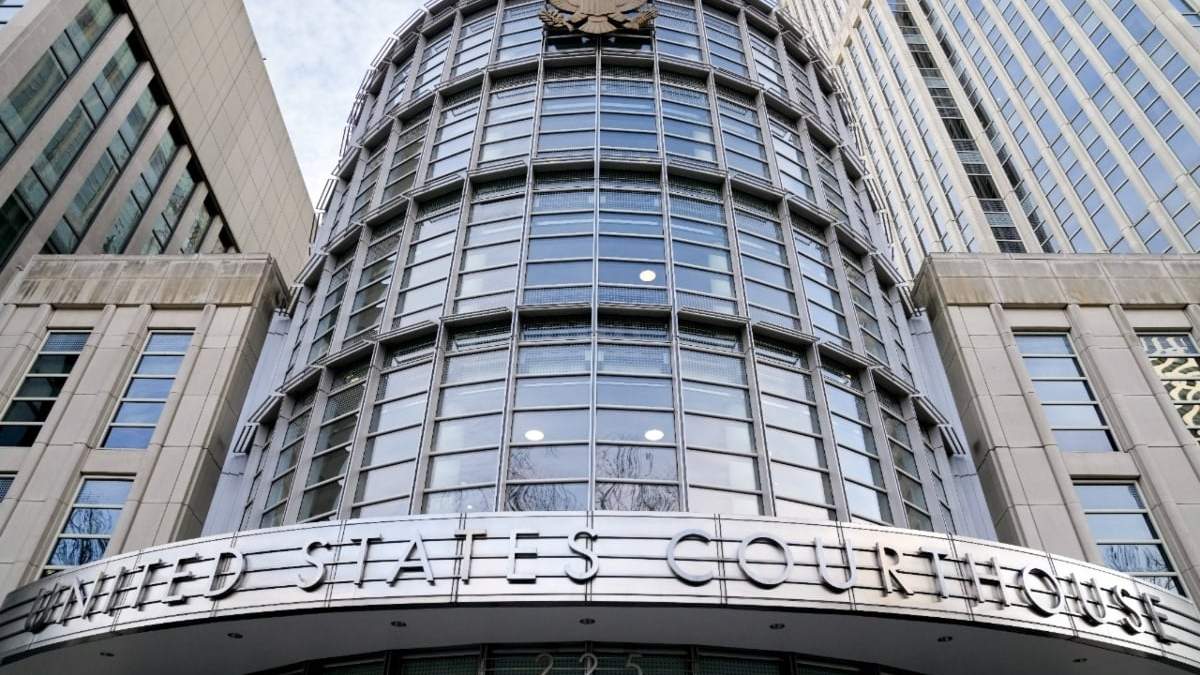 La fachada de la corte federal en Brooklyn, donde se realizará el juicio de Genaro García Luna