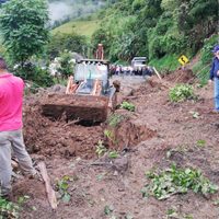 Murieron 15 personas tras deslizamiento de tierra en Colombia