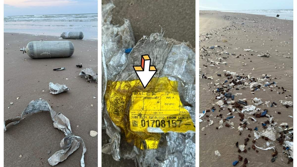 Restos del Starship hallados en Playa Bagdad