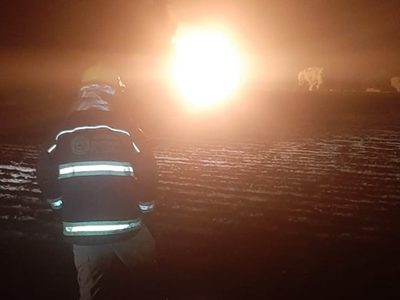 Cierran la autopista Puebla-Orizaba por fuga de gas en toma clandestina