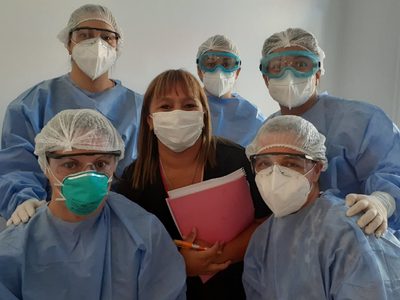 Vivencias en una inolvidable jornada en el Hospital Zapala ante la llegada de la vacuna rusa