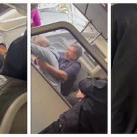 Difunden video del hombre que trató de secuestrar un vuelo de Volaris; pasajeros lo sometieron