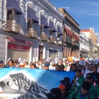 #MegaMarchaEstudiantil reclama seguridad y justicia a Miguel Barbosa (Videos)