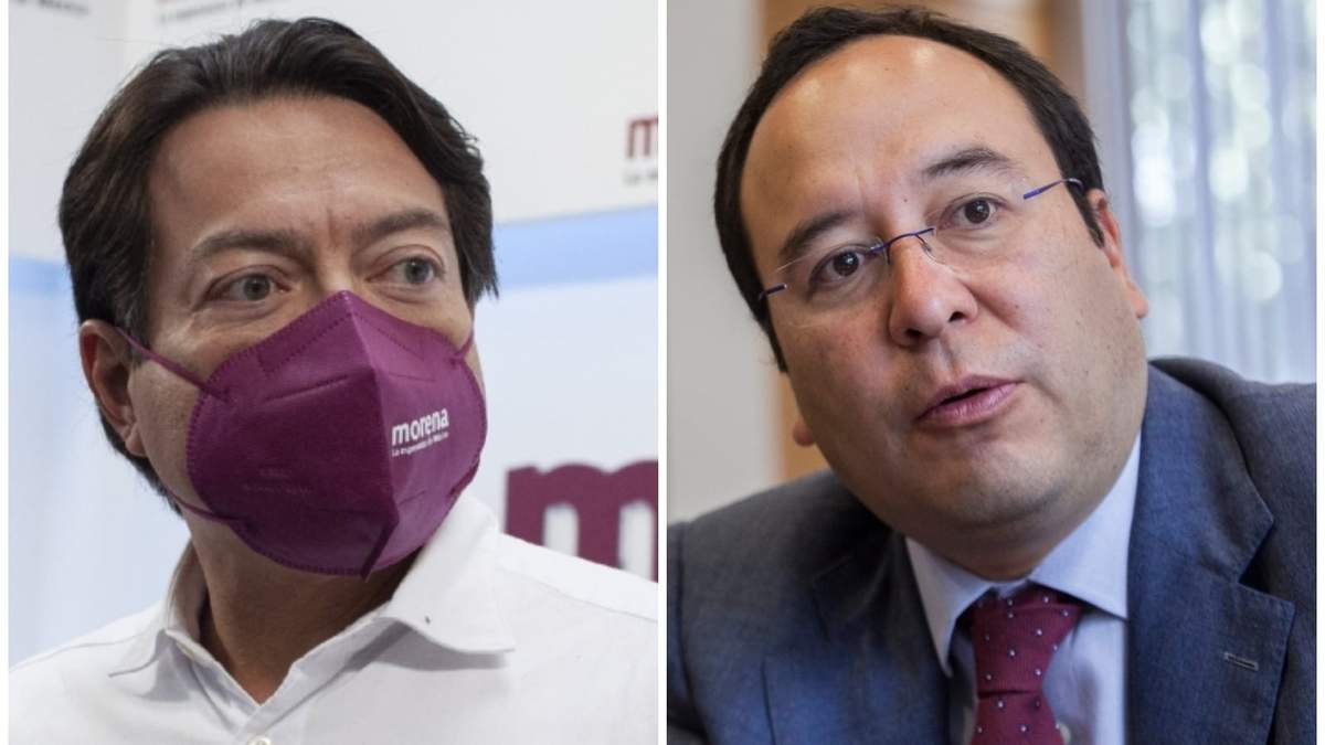 Mario Delgado y Ciro Murayama