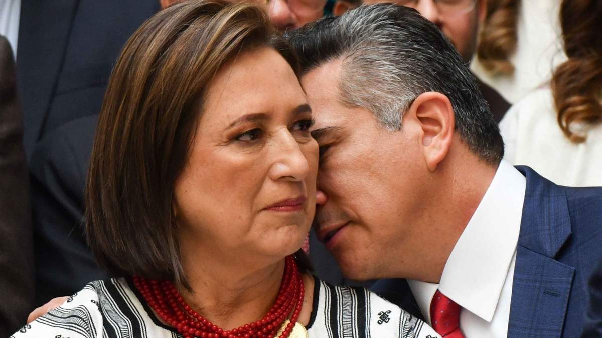 Xóchitl Gálvez y Alejandro "Alito" Moreno
