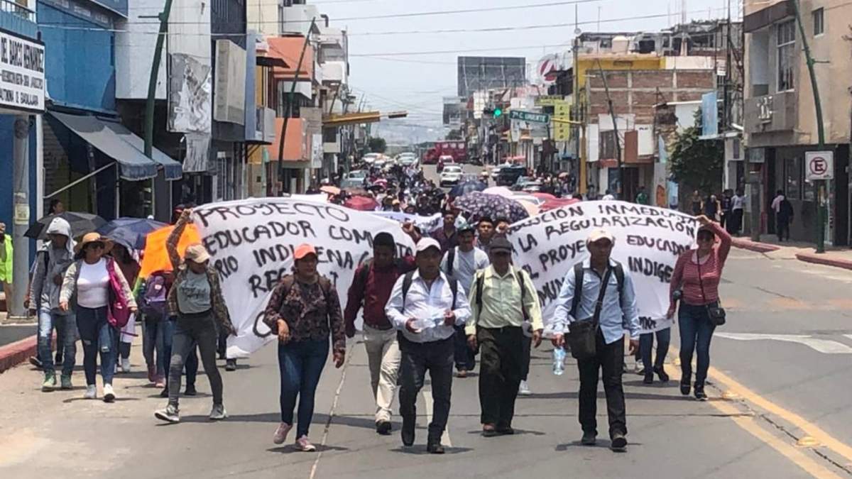 Maestros indígenas de las regiones Altos, Norte y Selva en Chiapas