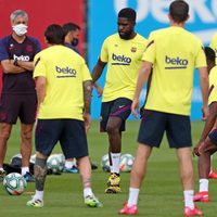 Barcelona volvió a los entrenamientos sin coronavirus, pero con un fuerte conflicto